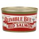 Bumble Bee salmon wild alaska sockeye Calories