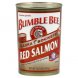 Bumble Bee red salmon wild alaska sockeye Calories