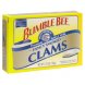 Bumble Bee clams fancy smoked Calories
