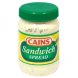 Cains Foods sandwich spread Calories
