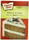 spice cake with cream cheese frosting, prepared