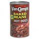 Van Camps baked beans with hot dogs Calories