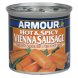 Armour vienna sausages hot and spicy Calories