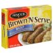 Armour brown 'n serve fully cooked sausage links beef Calories