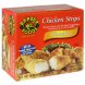 Barber Foods chicken strips family value size Calories