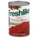 Allen Canning Co beets sliced, small Calories