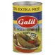 Galil cucumbers pickled, in brine, mini 18-25 Calories
