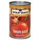 Wild Oats natural tomato paste Calories
