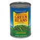 Americas Choice french style green beans no salt added Calories