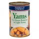 yams cut sweet potatoes in light syrup
