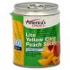 Americas Choice lite yellow cling peach slices in pear juice Calories
