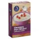 Americas Choice enriched cereal hot wheat, original Calories