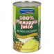 100% pineapple juice