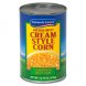 Americas Choice cream style corn golden sweet Calories