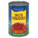 Americas Choice diced tomatoes Calories