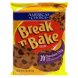 Americas Choice chocolate chip cookies break 'n bake style Calories