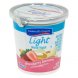 Americas Choice light nonfat yogurt strawberry banana Calories