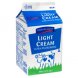 Americas Choice light cream Calories