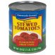 Americas Choice sliced stew tomatoes Calories