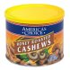 Americas Choice cashews honey roasted Calories