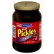 Americas Choice whole pickles sweet Calories