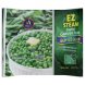 ez steam sweet garden peas with butter sauce