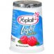 light red raspberry yogurt