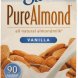 Silk pure almond vanilla almond milk Calories