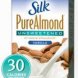 Silk pure almond almondmilk unsweetened Calories