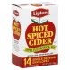 drink mix hot spiced cider