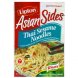 asian sides asian noodles in a soy, lemon grass and sesame flavored sauce