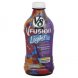 v8 campbells v-fusion vegetable & fruit juice light, pomegranate blueberry Calories