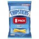 Smiths salt & vinegar chipsticks Calories