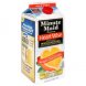 premium heart wise 100% juice pure squeezed orange, pulp free