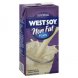 WestSoy	 non fat plain Calories