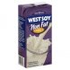 WestSoy	 non fat vanilla Calories