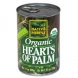 hearts of palm organic