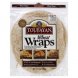 Toufayan Bakeries wheat wrap Calories