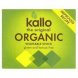 Kallo stock cubes vegetable, premium, made up Calories