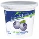 yogurt fat free, blueberry