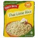 thai lime pilaf steamed in coconut milk, ginger, lemongrass, garlic and basil