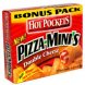 Hot Pockets double cheese pizza minis Calories