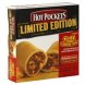 Hot Pockets limited edition sandwiches chili sauce cheese dog Calories