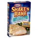 SHAKE N BAKE seasoned coating mix ranch and herb crusted for chicken or pork Calories