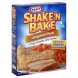 SHAKE N BAKE seasoned coating mix original pork Calories
