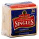 cheese product pasteurized prepared, singles, american
