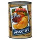 peaches yellow cling, lite sliced