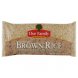 rice brown, long grain