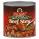 beef stew thick & hearty