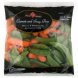 carrots and snap peas